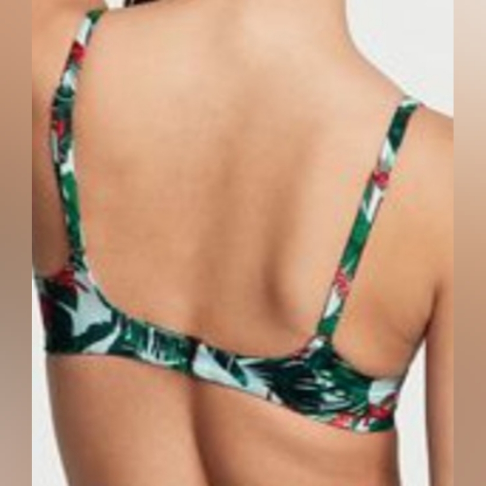 34B 34C 34DD VS Swim Removable Push Up Bikini Top Tropical Island Getaway - Picture 4 of 5